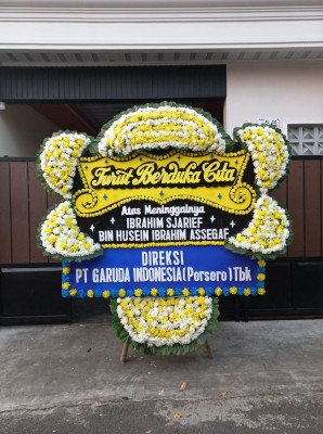 Papan Bunga Duka di Wanea